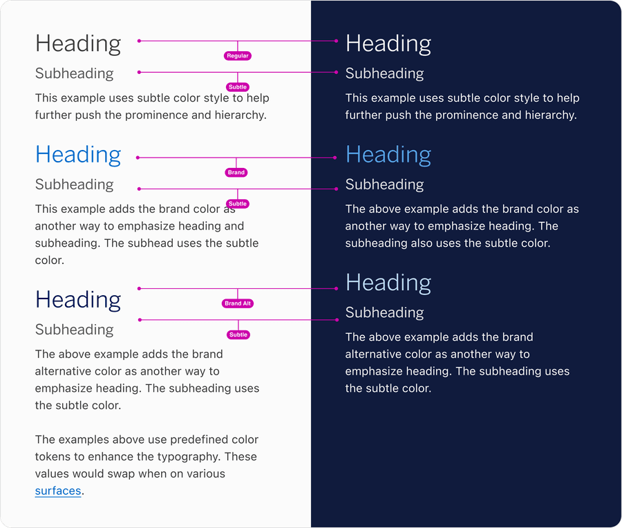 Font and Color Pairing
