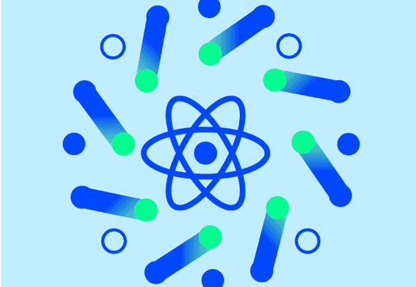 Abstract illustration of React component library