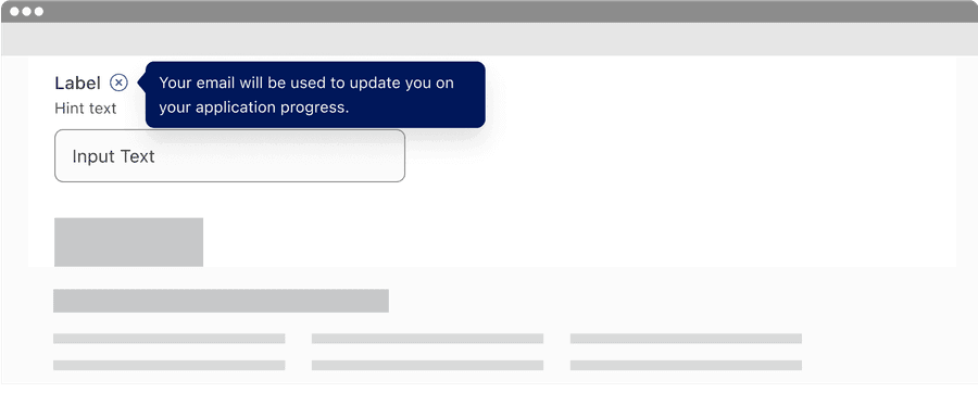 Tooltip at the Top of the Page Positioning