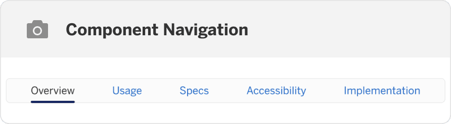 Component Navigation
