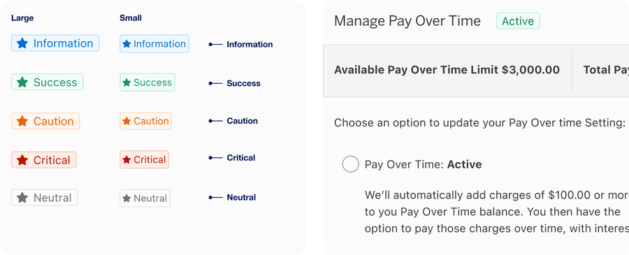 Text Badge Variation