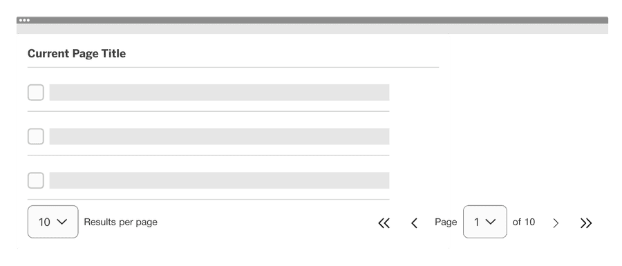 Pagination Layout Don't