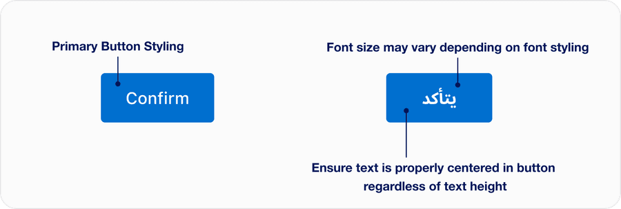 Line Height on Button Example