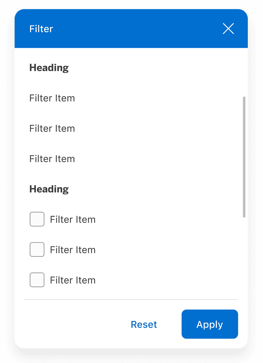 Filter Items Do