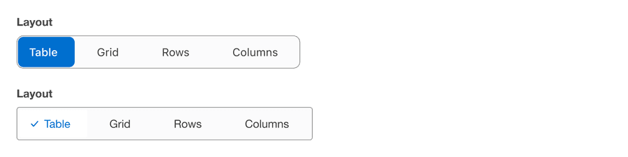 Segmented Control Dont