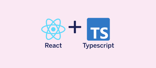Illustration showing React and TypeScript