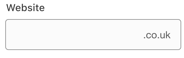 Prefix or Suffix Dont