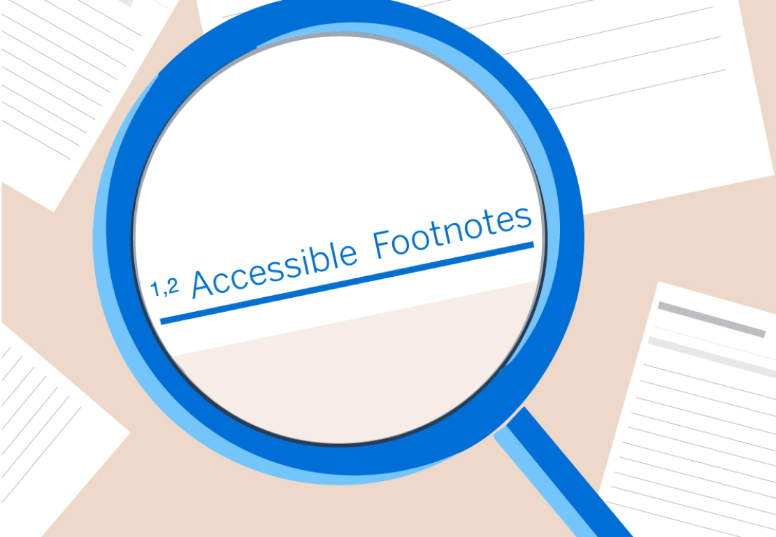 Accessible Footnotes