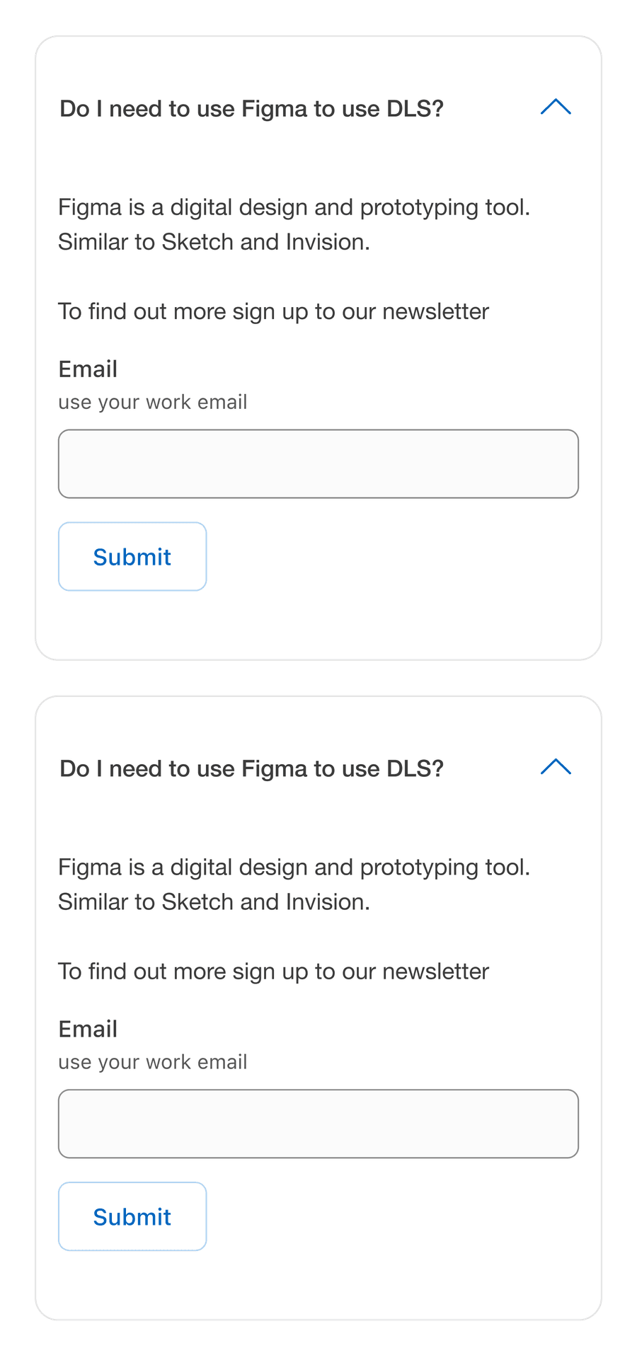 Accordion Icons Don't